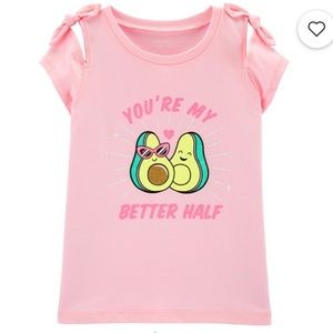 BNWT Carter’s “you’re my better half” Short Sleeve